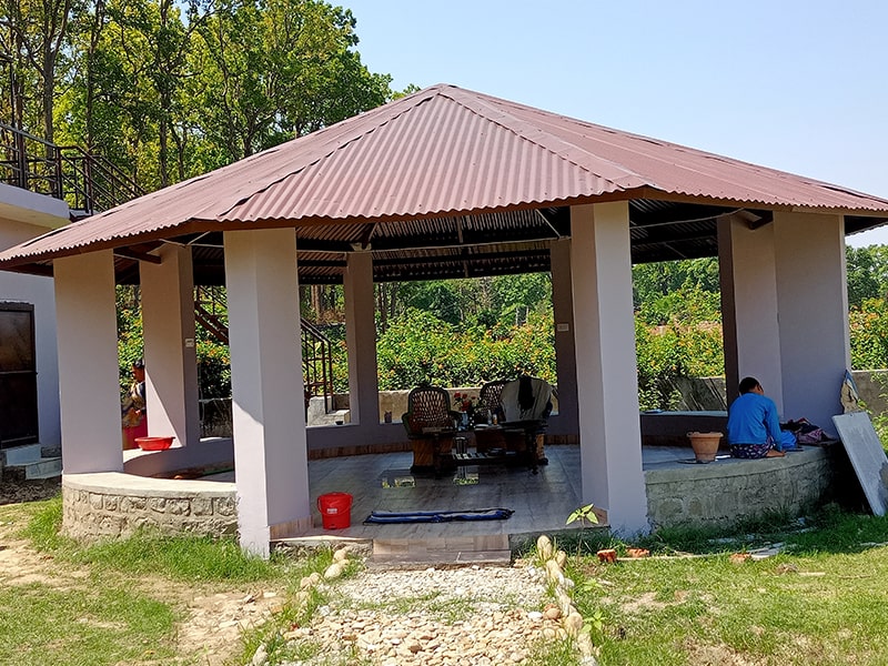 The homestay is situated near the Corbett National Park.
